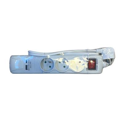 Verlängerungskabel 10m – 3500W 220-240V | Weiß Innenbereich