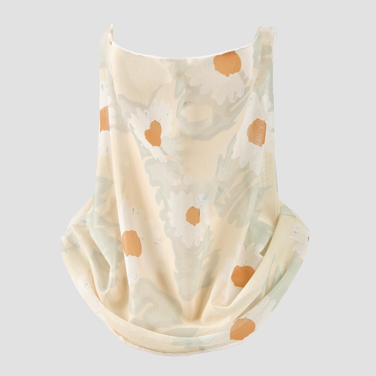 

Summer Thin Uv Protection Mask Scarf Shawl Women Driving Chiffon Sunshade Neck Collar Scarf Multi-function Face Sun Mask Veil
