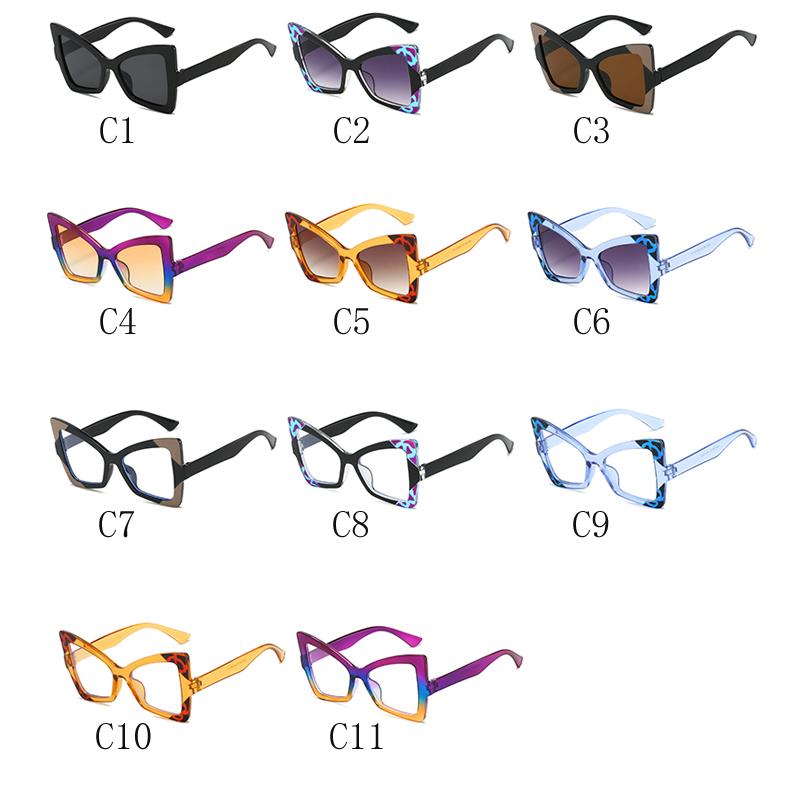 Butterfly Shaped Sunglasses Women Men Fashion Designer Sun Glasses UV400 Outdoor Travel Shade Lady Glasses