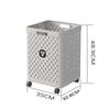Portable Foldable Multi-functional Laundry Basket for Bathroom and Storage