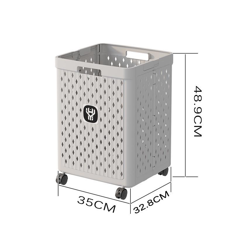 Portable Foldable Multi-functional Laundry Basket for Bathroom and Storage