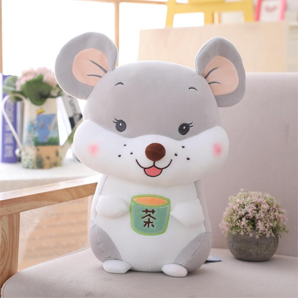 Cuddly Soft And Cartoon Tea Mouse Plush Doll Gift For Kids Collectors And