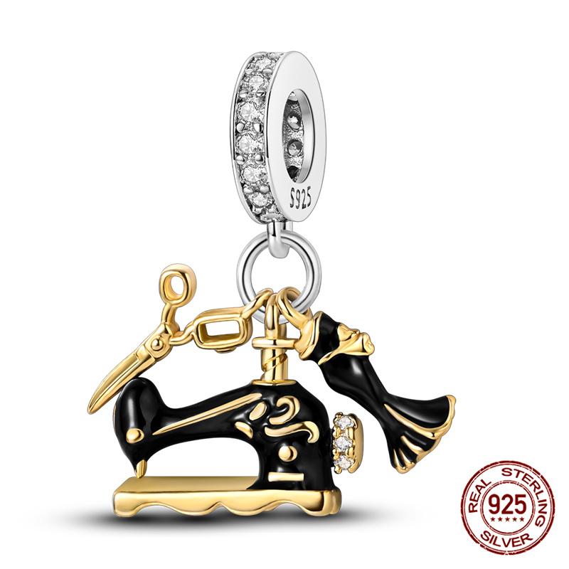 Fit Charms Fororiginal Bracelet 100% Copper Black Leica Camera Diy Jewelry Making Women'S Gift