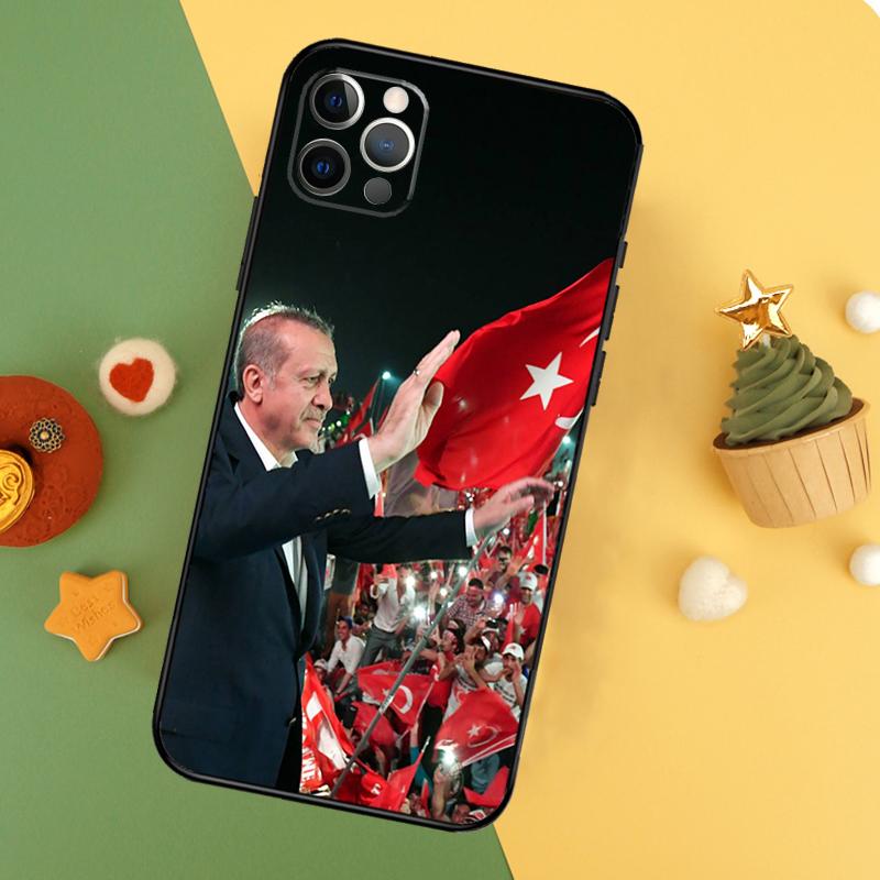 President Turkey Recep Tayyip Erdogan Phone Case For iPhone 17 16 14 13 12 11 15 Pro Max 12 13 Mini 16E 17 Air Shockproof Cover