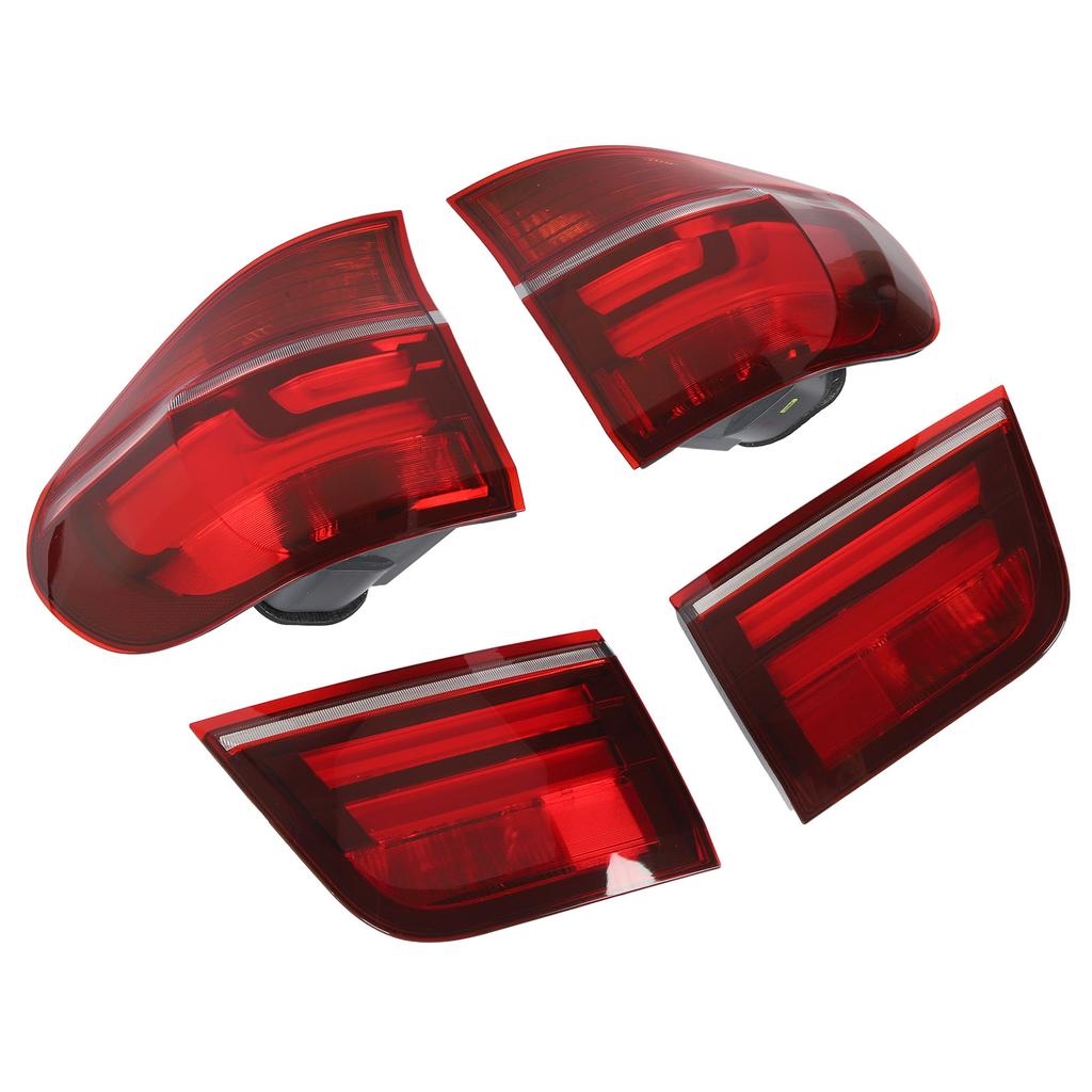 LCI   LED Tail Lights Rear Brake Turn Signal Running Reverse Fog Lamp Fit for X5 E70 X5M 2007 to 2013