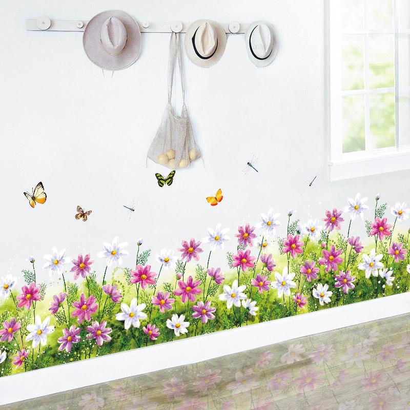 Chaser Living Room Bedroom Wall Sticker Wall Decoration PVC Self-adhesive Wall Sticker Wall Waterproof