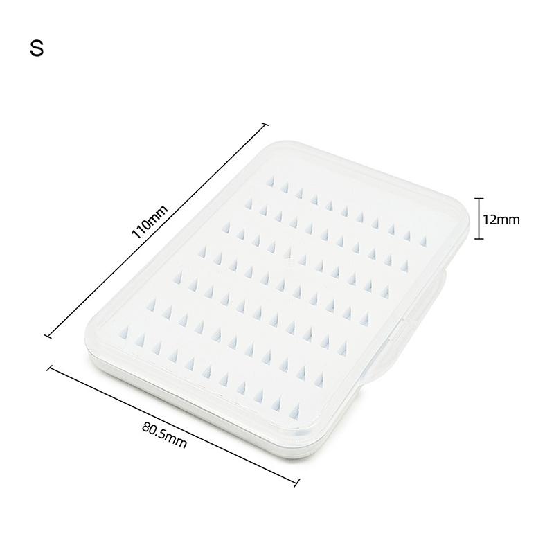 1Pc S/M/L Micro Flies And Midges Nymph Slim Fly Box With Foam Fly Fishing Lure Box Fishing Tackle Fish Hook Fishing Fly Box S