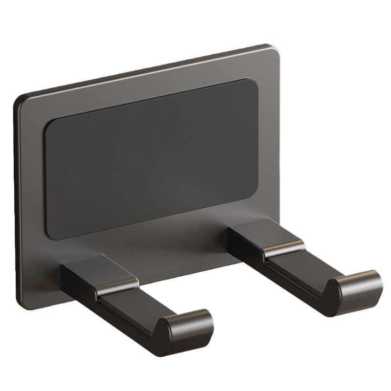 Perforation-free Toilet Bathroom Wall-mounted Hair Dryer Shelf