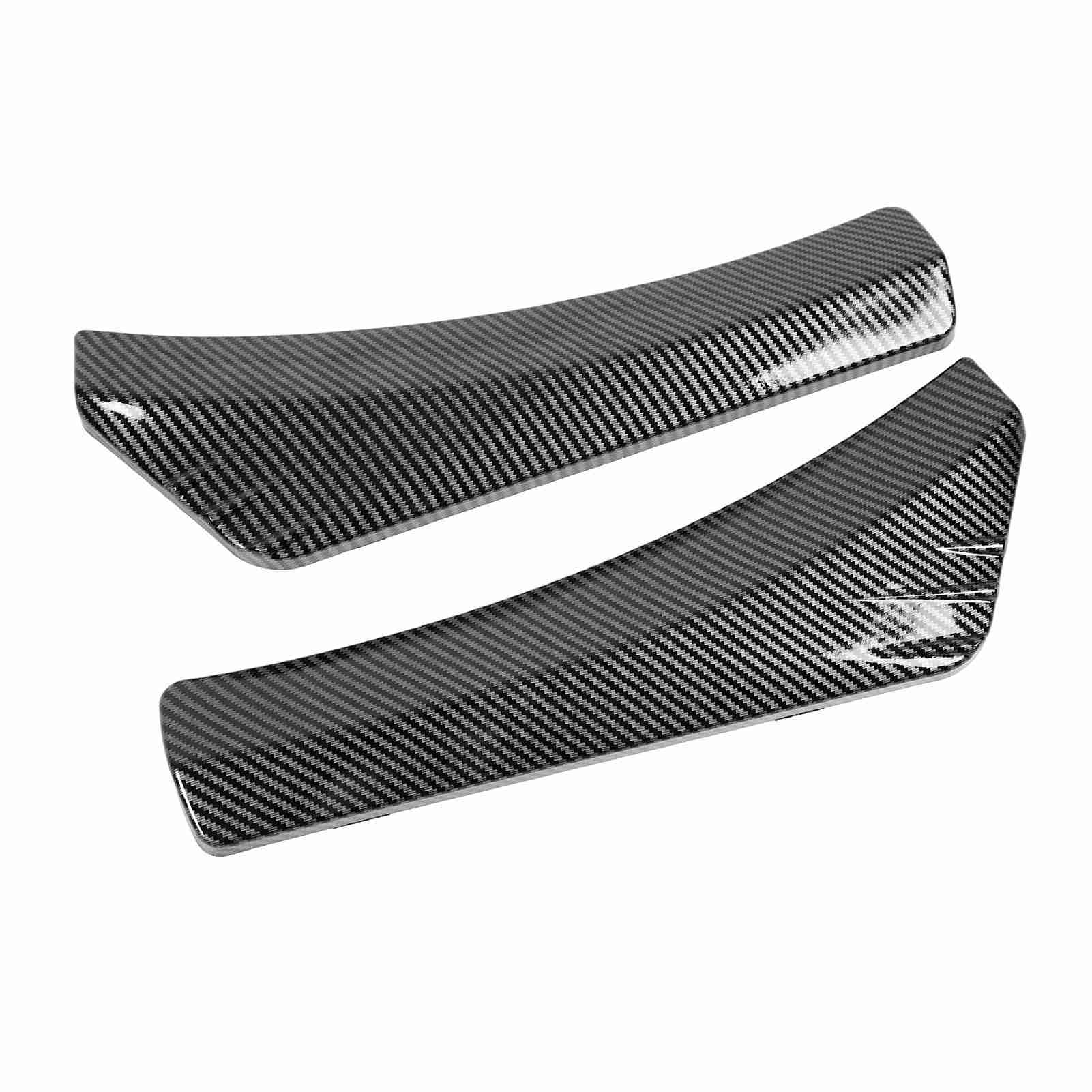 2Pcs Front Bumper Lip Angle Left And Right Bumper Protector High Temperature Resistance Lip Splitter
