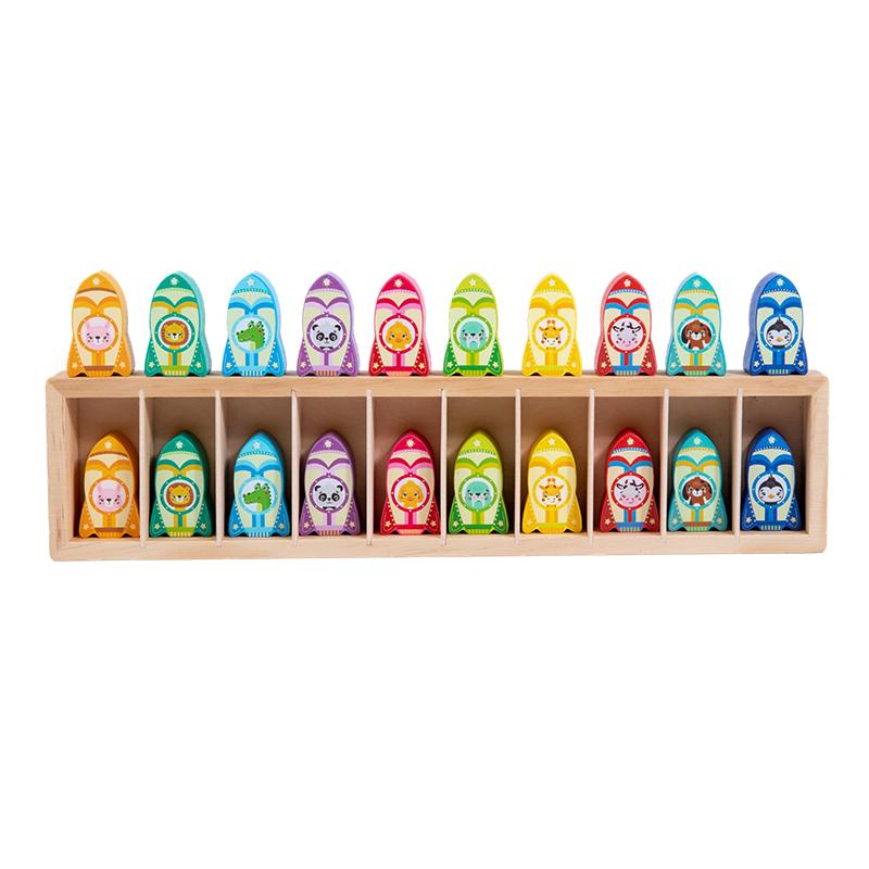 Beliebte lustige Kindergetränke mit passenden Farben Kleinkind-Ratespiele Gedächtnistraining Rate-Herausforderung Puzzlespiel-Set für Kinder