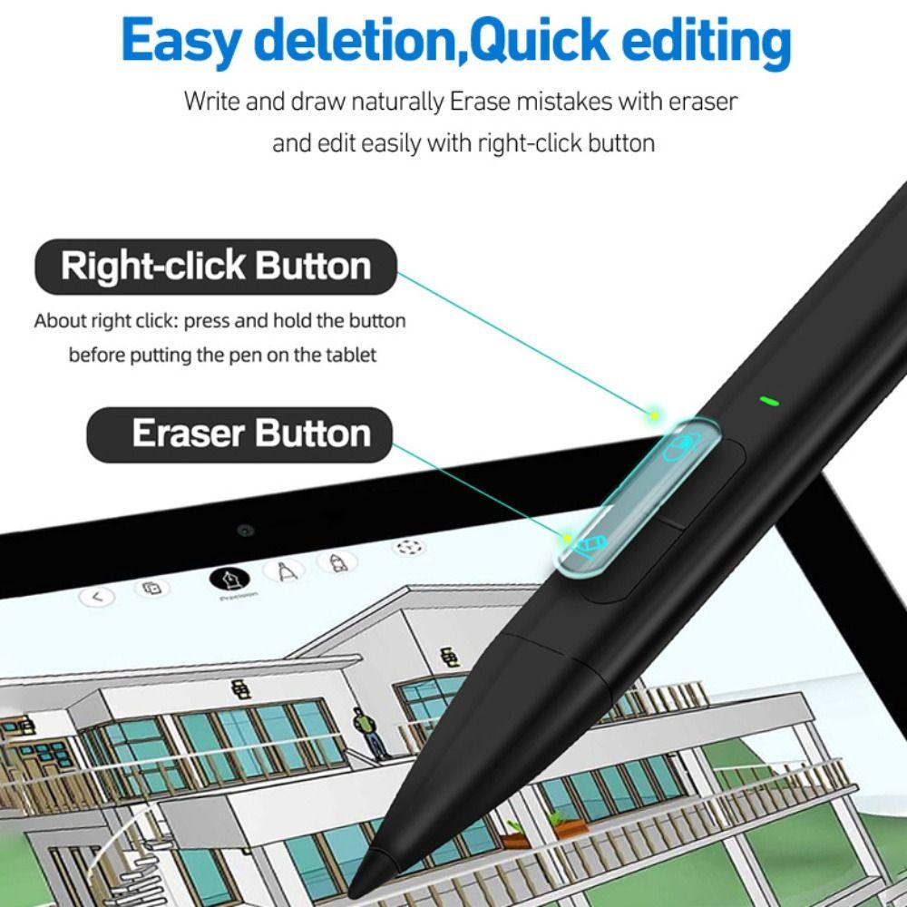 4096 Pressure Stylus Pen MPP 2.0 Touch Screen Pencil for Microsoft Surface Pro 9/8/7/6/5/4/3/X