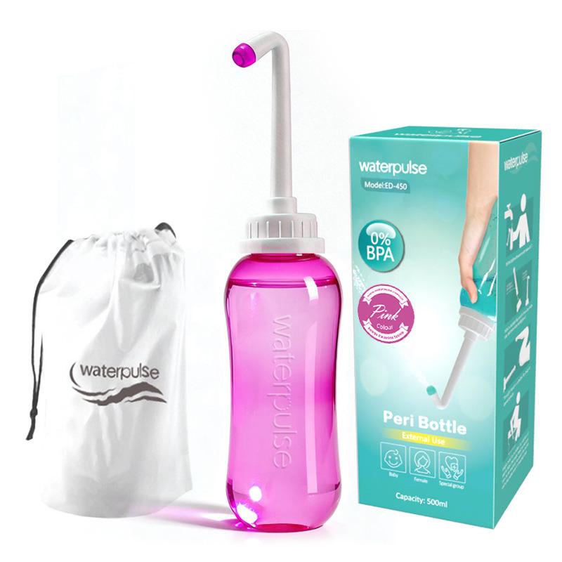 Waterpulse Tragbares Bidet Shattaf Für Toilettensitz Nachsorge Und Reise Weibliches Hygiene-Reinigungsgerät Mit Doppelstangen KTY
