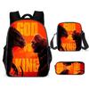 Shoulder Anime Cartoon Bag Pencil Case Kids School Pack For Daily Use