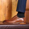 Leather shoes men's genuine leather first layer cowhide handmade men's leather shoes business dress men's shoes Oxford shoes retro shoes extra larg