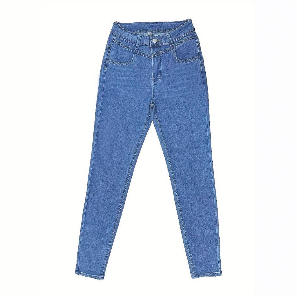 2026 Women's Cross-Border Fashion Slim Fit High Waist Skinny Denim Pants