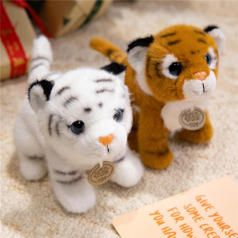 Cute Panda Tiger Raccoon Cartoon Animal Plush Doll For Kids Bedroom Decor