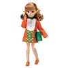 Boneca Licca-chan Takara Tomy Licca Retro Lábios Laranja (Produto do 100º Aniversário da Takara) Brinquedo de Fantasia para Brincar Idades 3+