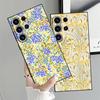 Funda Handyhülle Case für Samsung Galaxy S26 Ultra S25 Plus S20 Ultra S24 Note 20 8 9 10 S23 S10 S9 S21 FE Frische Blumen