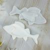 Fish Storage Tray Silicone Mold Jewelry Display Dish Epoxys Resins Molds Fish Shaped Coaster Candle Cup Gypsum Plasters DIY