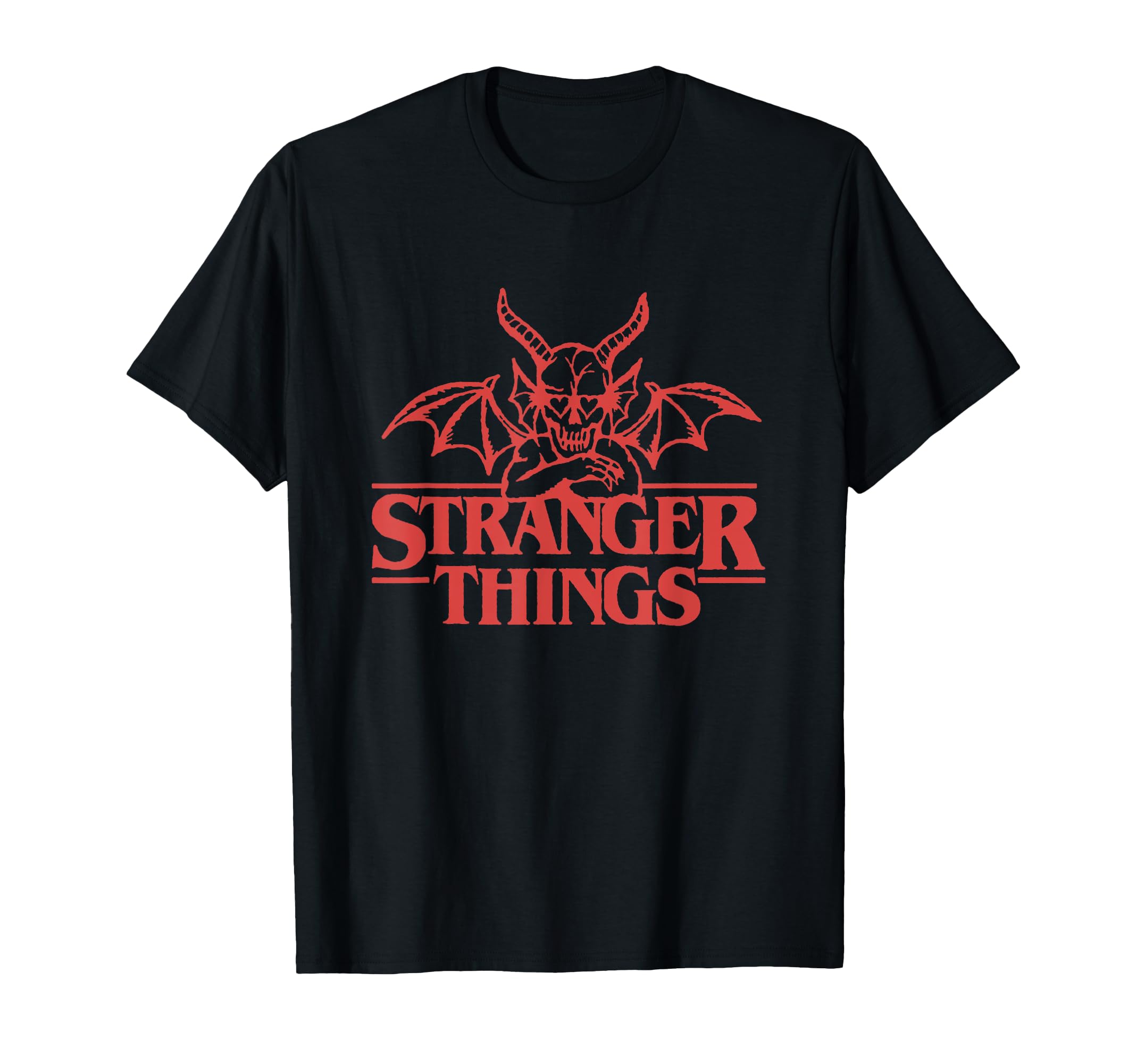 

Stranger Things Hellfire Club Red Devil Title Logo T-shirt чорний