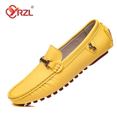 Handmade Leather Casual Men Loafers Man Comfortable Slip On Moccasins Driving for Adult Men Suitable for Daily Wear