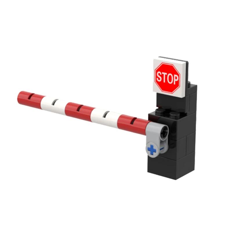 City Train Parts Tracks Train Station Bricks Railway Buffer Stop Model Rails Straight Curved Railways Building Blocks MOC Toys