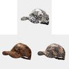 No Ip Classic Baseball Cap With Leopard Print Leather In Autumn Winter For Outdoor Fashion