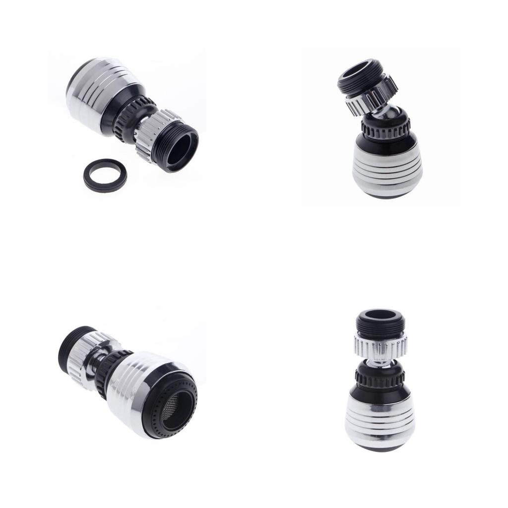 Versatile 360 Rotation Swivel Diffuser Tap Adapter For Efficient Water Savings