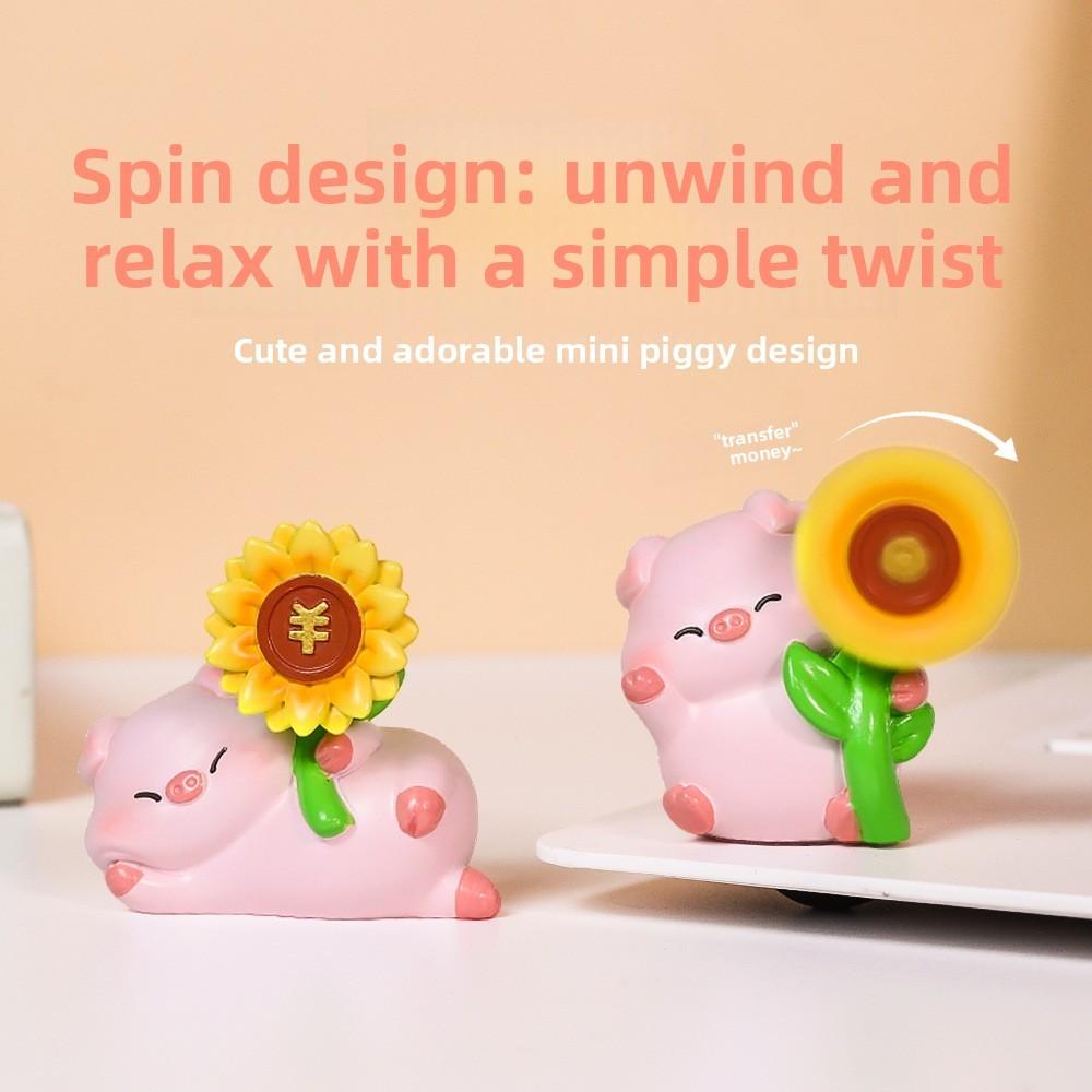 Car Decor Resin Car Accessory With Cute Pig Design For Office And Car Gift Ideas