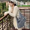 Rabbit Eco bag_Petit Flower Smoke Blue