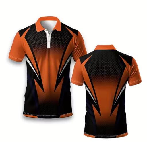 Men s short-sleeved polo shirt summer large-size sportswear striped polo shirt men s fashion T-shirt casual short-sleeved pol S
