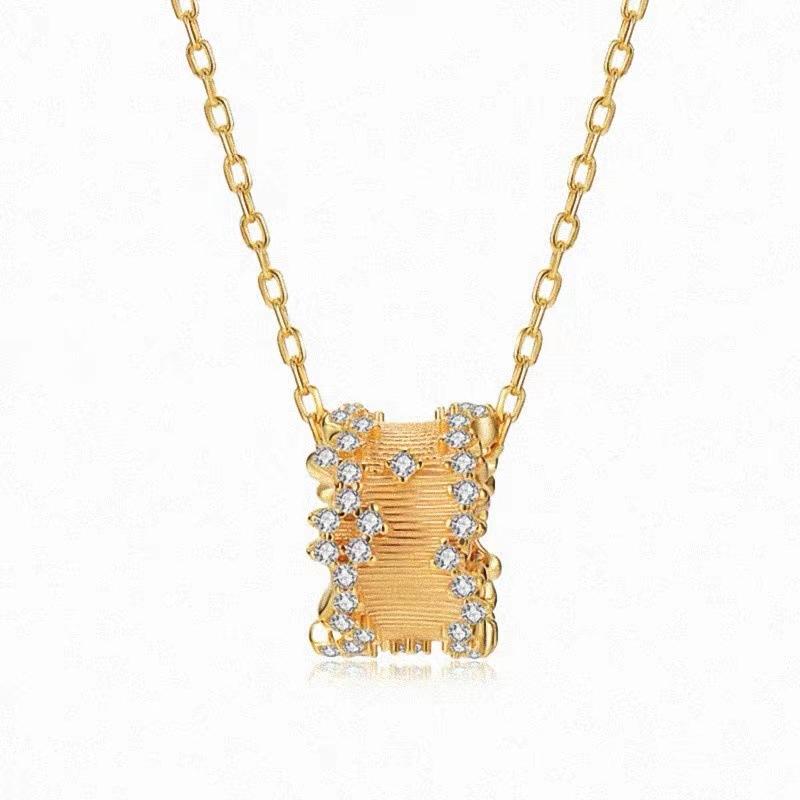 Collier Haut de Gamme Luxe Léger Nuit Étoilée Insomniaque Étoiles Simples Micro-Incrustées Zirconium Chaîne de Clavicule Tempérament de Niche