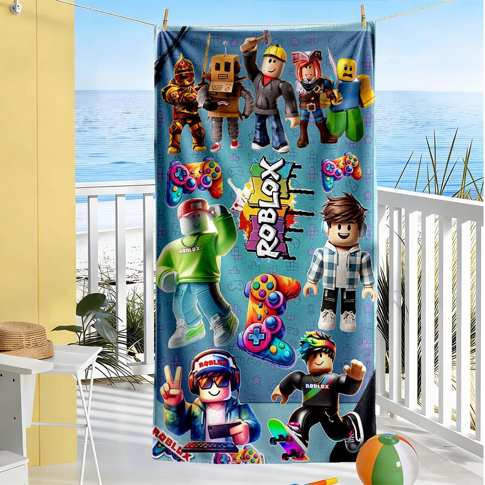 Roblox Ručník na pláž Rychleschnoucí Měkký Mikrovlákno Pohodlný Lehký