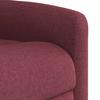 Massage Chair Wine Red Fabric