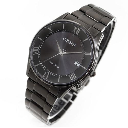 

Citizen Watch, Citizen Collection, Light-Powered Eco-Drive, Radio-Controlled, Waterproof, Black, Night Color Edition AS1064-53E, Men s, Black