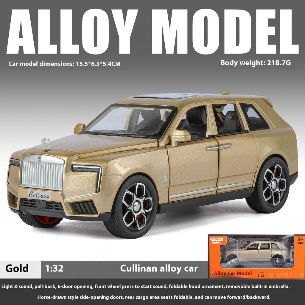1/32 Rolls-Royce Cullinan Alloy Model, Cool Desktop Decoration, Exquisite Ornament, Halloween/Christmas/birthday Gift