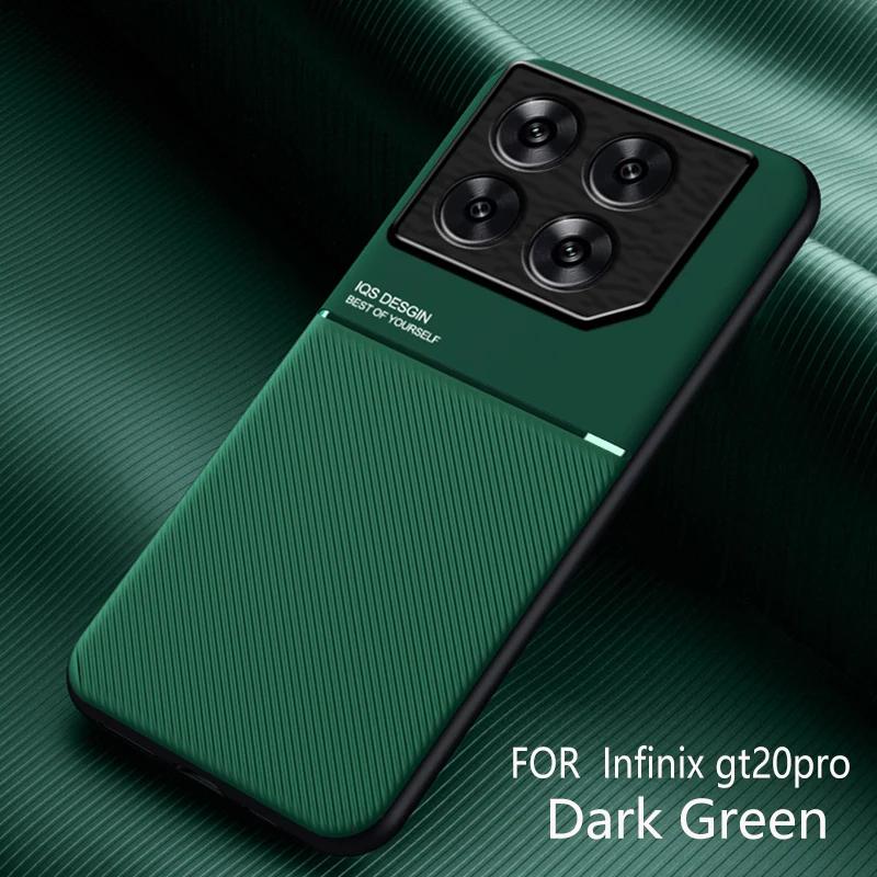 Case For Infinix GT20 Pro Leather Texture Magnetic Slim Matte Cover For Infinix GT 20 Pro GT20Pro Shockproof Bumper Funda