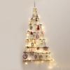 Wooden Triangle Christmas Tree Ornaments - Mall Window Display Decoration Props