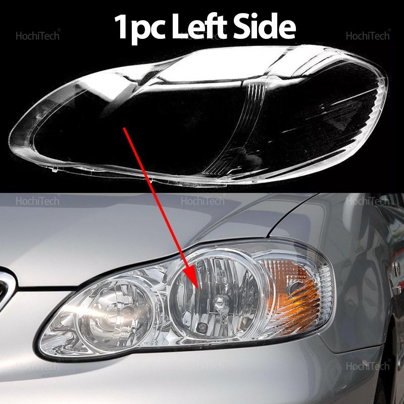 For Toyota Corolla EX 9th E120 E130 2003-2009 Headlight Cover Car Headlamp Lens Glass Replacement Front Lamp Shade Auto Shell