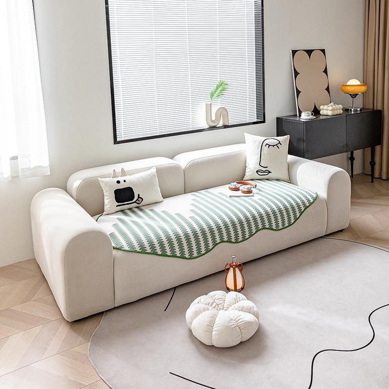 

Panya Light Luxury High-End Special-Shaped Sofa Cushion, Universal In All Seasons, Non-Slip Irregular Sitting Cover Cloth, Sofa Cover Towel 90*120cm