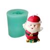 Silicone Cake Decorating Candle Mold Chocolate Candy Baking Molds for Xmas Party Home Decoration Handmade Gift Craft DIY