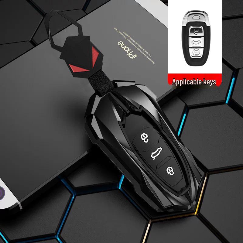 Premium Hongqi Key Case: HS5, H5, New H7, 19-23 HS7, and H9 Models - Unisex Car Key Shell