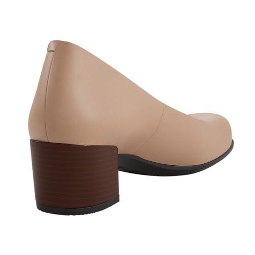 ECCO Dress Classic Size 35 Genuine Leather Women's Pumps 20990301084 Nude, Size 23.5 cm, 3E