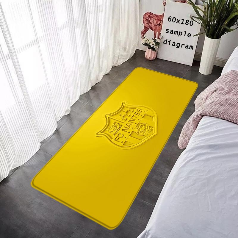Doormat Flannel Floor Mat Indoor Foot Rug Prayer Bedside Mats F-FC Nantes Kitchen Corridor Water Absorbent Carpet Balcony Decor
