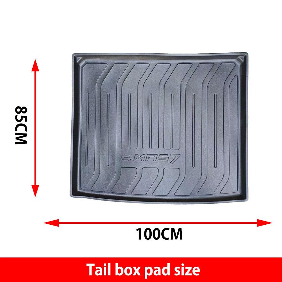 Durable Waterproof Eco-friendly TPE Trunk Mat for 2024-2025 Geely Galaxy E5 Interior.