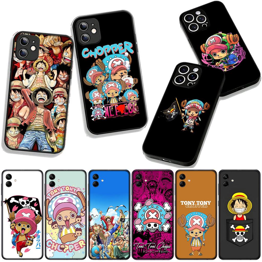 Phone Cover Tony Chopper Luffy One Piece Casing for Apple iPhone 16 15 14 Plus 13 12 Mini 17 Pro Max + ProMax 16E Air 15+ Case