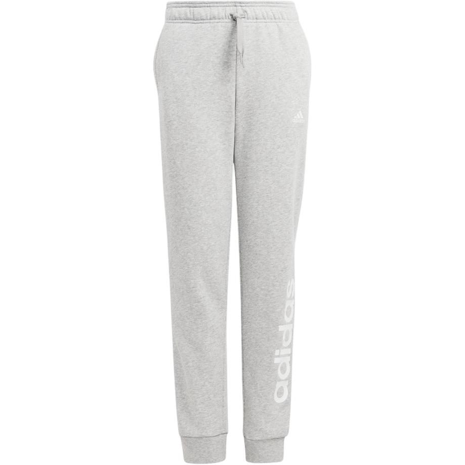 Teenagers Adidas Knitted Sweatpants Medium Heather Gray/White IV7294 128