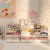 With Drawer Desk Pencil Holder Large Capacity Stationery Storage Rack Desktop Organizer  School