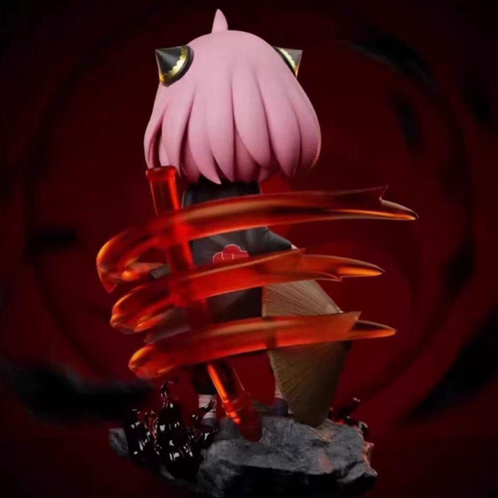 In-stock Double-Headed Anya Itachi Crossover Spy X Family Anime Figure Statue Model.