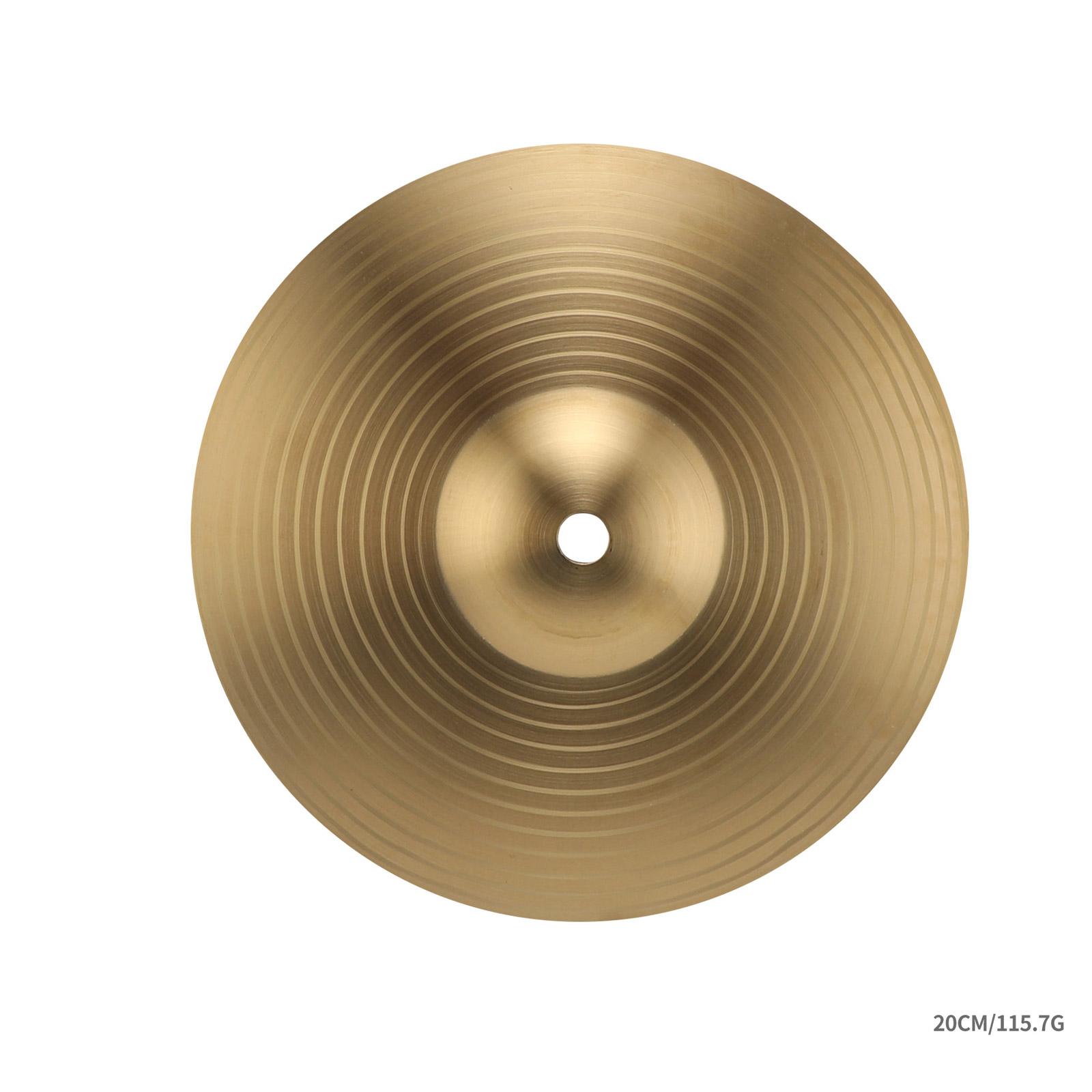 

Медный тарелка ударный инструмент высокий звук подвесная дин-дин тарелка группа барабанные аксессуары музыкальные тарелки набор